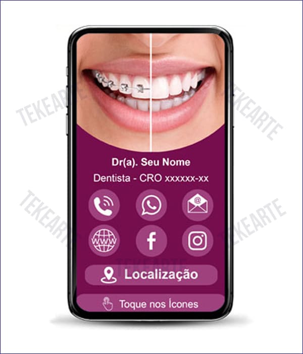 Cartão de Visita Dentista 02 Digital