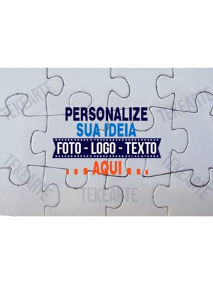 Quebra-Cabeça Personalizado com Foto ou Tema 12 Peças